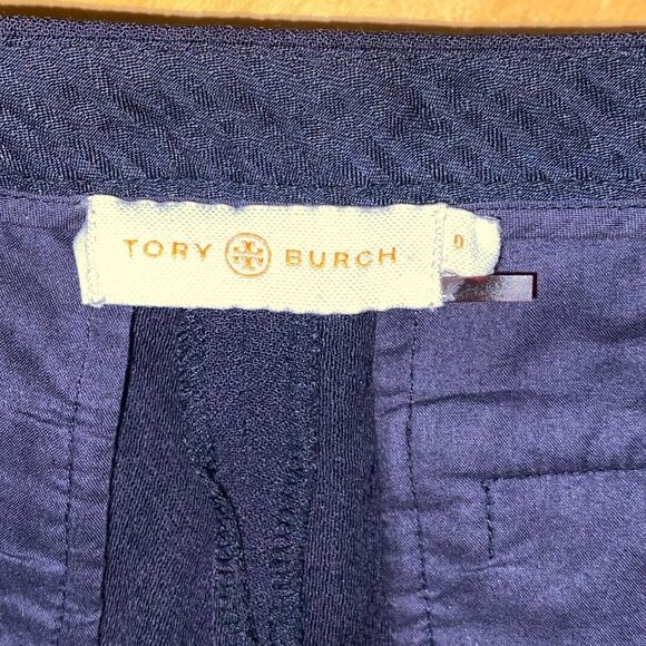 TORY BURCH Wool Women’s Nay Blue Pants - Picture 5 of 5